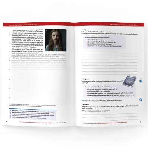 Krapp&Gutknecht Verlag Mittlere Reife·Deutsch*Sicher zum Realschulabschluss Deutsch Bayern - Trainingsbuch inkl. Lösungen und Onlinekurs