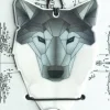 Bookchair Vertrieb Bastelpapier & Origami-Softreflector ORIGAMI (Wolf) Reflektor für Taschen und Kleidung