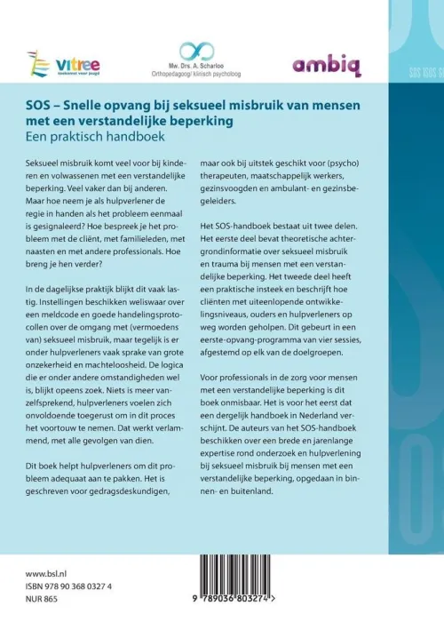 Bohn Stafleu van Loghum Niederländische Bücher*SOS - snelle opvang bij seksueel misbruik van mensen met een verstandelijke beperking