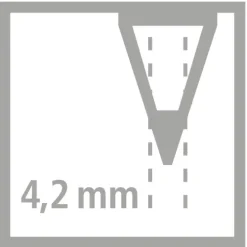 Stabilo Buntstifte-Buntstifte EASYcolors, 12er Set mit Spitzer, Linkshänder