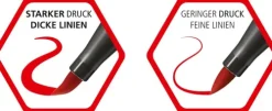 Stabilo Kalligraphie & Handlettering-Filzstifte Pen 68 brush, 12er Set