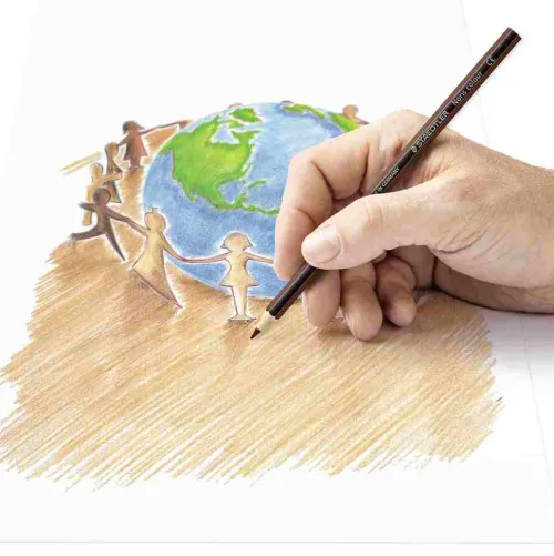 STAEDTLER Buntstifte-Buntstifte Noris colour 185 "People of the World", 12er Set Sonderedition