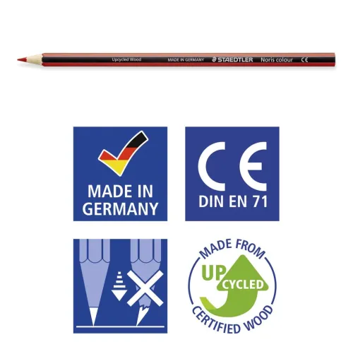 STAEDTLER Buntstifte-Buntstifte Noris colour 185 "People of the World", 12er Set Sonderedition