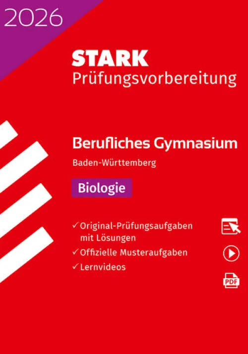 STARK Biologie - Abitur Berufliches Gymnasium 2026 BW - Prüfungsvorbereitung*Stark Verlag GmbH Sale