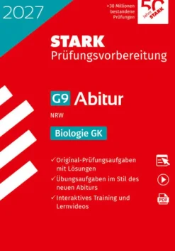 Stark Verlag GmbH Abi Trainer·Biologie-STARK Biologie GK - Abitur 2027 NRW - Prüfungsvorbereitung