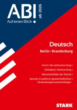 Stark Verlag GmbH Abi Trainer·Deutsch|Quali Trainer·Abi Trainer-STARK Deutsch - Abi - Auf einen Blick! 2026 Berlin/Brandenburg