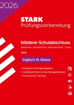 Stark Verlag GmbH Mittlere Reife·Fremdsprachen-STARK Englisch E-Kurs - Mittlerer Schulabschluss (MSA) 2026 NRW - Prüfungsvorbereitung
