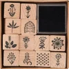 RICO-Design tap Stempel & -Kissen-Stempelset "Blumen"
