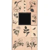 Rico Design GmbH & Co.KG Stempel & -Kissen-Stempelset La Vie en Rose, Roses