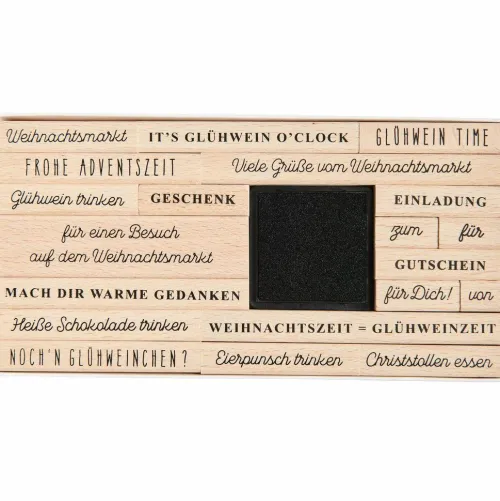 Stempelset Weihnachtsmarkt, Types FSC 100%*Rico Design GmbH & Co.KG Online