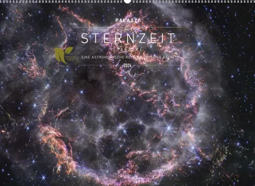 PALAZZI Kalender GmbH Posterkalender-Sternzeit 2026 - Bild-Kalender - Poster-Kalender - 70x50