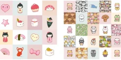 Edition Michael Fischer Postkarten*Sticker Love: Faszination Japan - Über 300 Etiketten und Aufkleber mit beschreibbarer Oberfläche