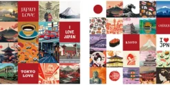 Edition Michael Fischer Postkarten*Sticker Love: Faszination Japan - Über 300 Etiketten und Aufkleber mit beschreibbarer Oberfläche