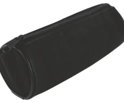 Stylex Federtaschen*Faulenzer, schwarz, Veloursoptik
