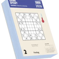 Neumann Verlage GmbH & Co Abreiß-Kalender*Sudoku 2026 - Tagesabreißkalender -11,8x15,9 - Rätselkalender - Knobelkalender