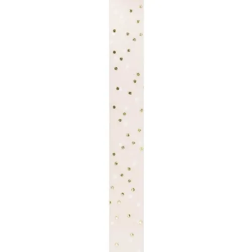 RICO-Design tap Klebstoff & Klebebänder-Tape, Punkte, Puder/Gold, Hochzeit