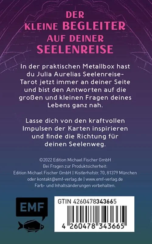 Tarot-Kartenset: Seelenreise Mini-Tarot*Edition Michael Fischer New