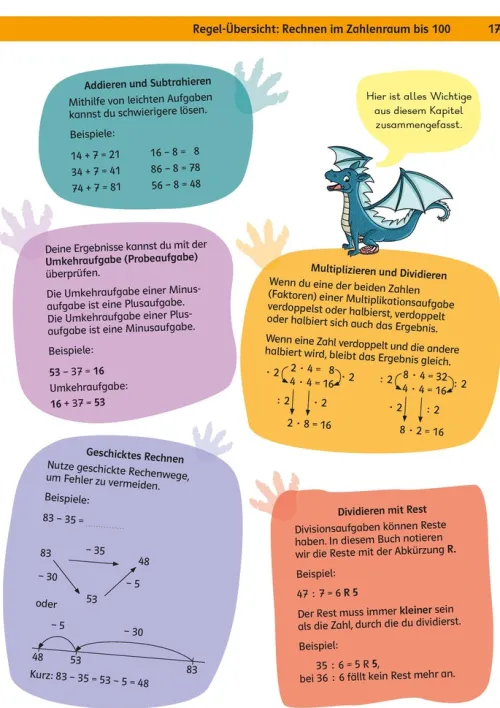 Klett Lerntraining Grundschule·Mathematik*Team Drachenstark: Das großes Trainingsbuch Mathe 3. Klasse
