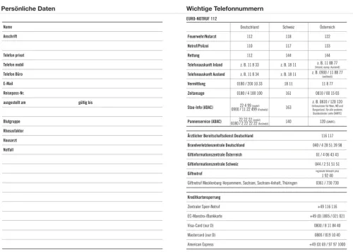 Heye Wochenkalender|Terminkalender-Terminer A6, Struktur schwarz 2026