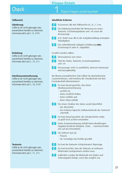 Texte analysieren und verfassen - Klasse 8-10 - Deutsch*Klett Lerntraining Best