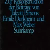 Suhrkamp Soziologie-Theorie des Handelns