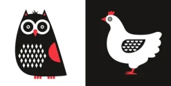 White Star Verlag 0-3 Jahre*Tiere schwarz-weiß-rot (Baby Montessori)