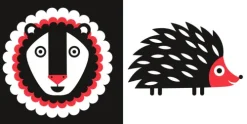 White Star Verlag 0-3 Jahre*Tiere schwarz-weiß-rot (Baby Montessori)