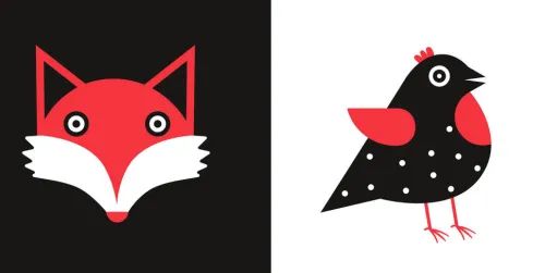White Star Verlag 0-3 Jahre*Tiere schwarz-weiß-rot (Baby Montessori)