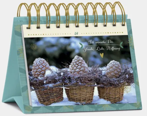 Tisch-Adventskalender "24 Weihnachtswünsche"*Korsch Verlag GmbH