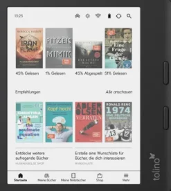 LONGSHINE TECHNOLOGIE GMBH. Ereader-tolino vision color - Schwarz