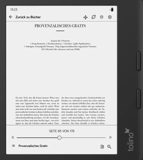 LONGSHINE TECHNOLOGIE GMBH. Ereader-tolino vision color - Schwarz