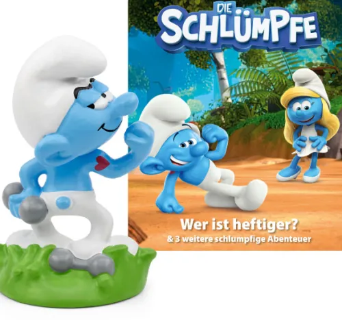 Tonies Figuren & Spielwelten-Tonie - Die Schlümpfe: Wer ist heftiger? & 3 weitere schlumpfige Abenteuer