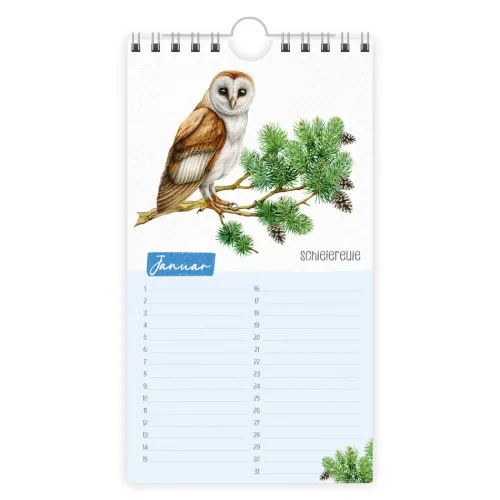 Trötsch Geburtstagskalender Unsere Vogelwelt*Trötsch Verlag GmbH Hot