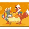 Trötsch Küche & Esszimmer-Unser Sandmännchen Frühstücksbrettchen Fuchs und Elster