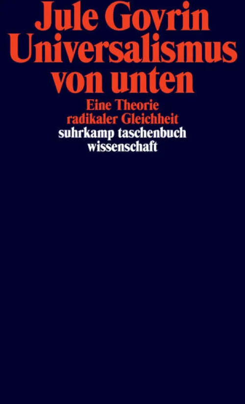 Suhrkamp Verlag Soziologie*Universalismus von unten