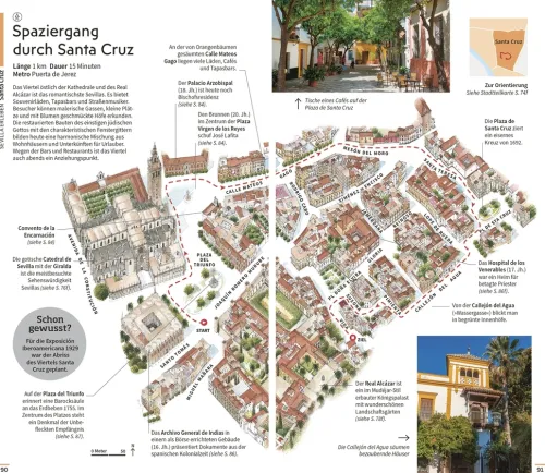 Dorling Kindersley Reise Wandern & Radfahren-Vis-à-Vis Reiseführer Sevilla & Andalusien