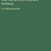Antigonos Verlag Großdruck*Vom This, der doch etwas wird; Erzählung