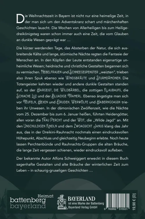 Bayerland Klassische Horrorgeschichten|Horror-Von Nebelfrauen und Schneegespenstern