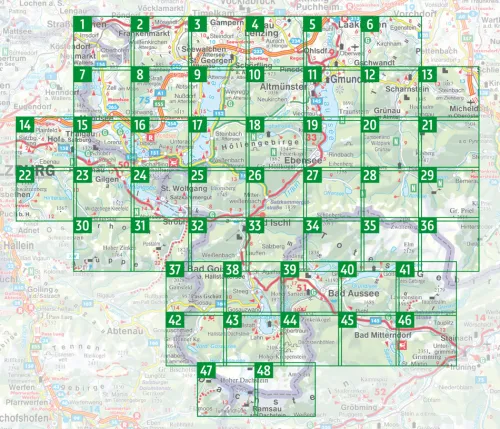 Freytag + Berndt Karten & Atlanten-Wanderatlas Salzkammergut