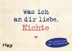 riva Verlag Kommunion & Konfirmation*Was ich an dir liebe, Nichte - Miniversion