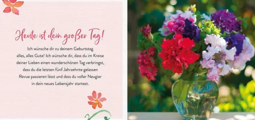 Was ich dir wünsche zum 50. Geburtstag*Groh Verlag Clearance