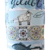 Katholisches Bibelwerk Klebstoff & Klebebänder-Washi Tapes Design Blau, 4 Rollen