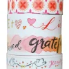 Katholisches Bibelwerk Klebstoff & Klebebänder-Washi Tapes Design Rot, 4 Rollen