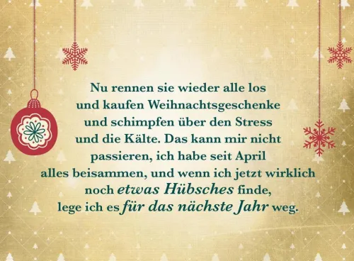Weihnachten kommt immer so plötzlich!*Ars Edition GmbH
