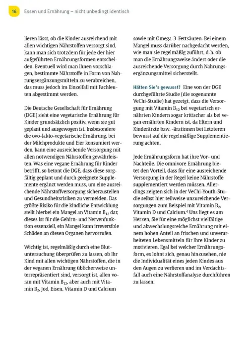 Trias Ratgeber-Welche Nährstoffe braucht mein Kind?