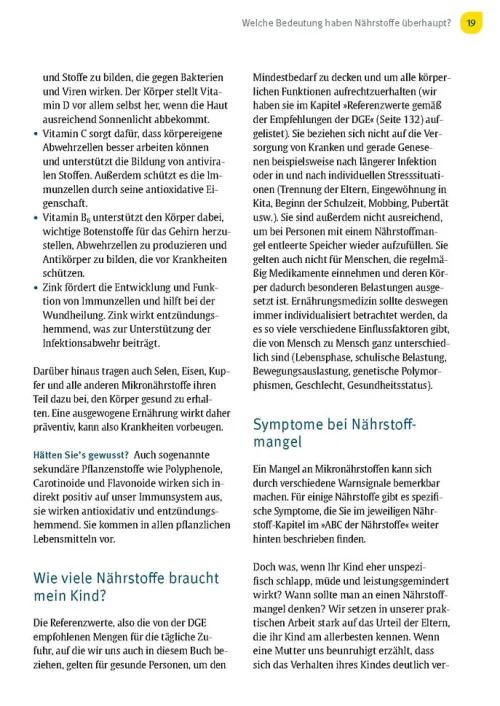 Trias Ratgeber-Welche Nährstoffe braucht mein Kind?