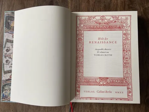 Galiani, Verlag Tagebücher*Welt der Renaissance
