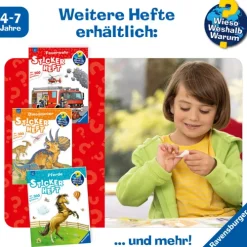 Ravensburger Verlag Stickerhefte*Wieso? Weshalb? Warum? Stickerheft: Heimische Tiere