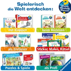 Ravensburger Verlag Stickerhefte-Wieso? Weshalb? Warum? Stickerheft: Piraten