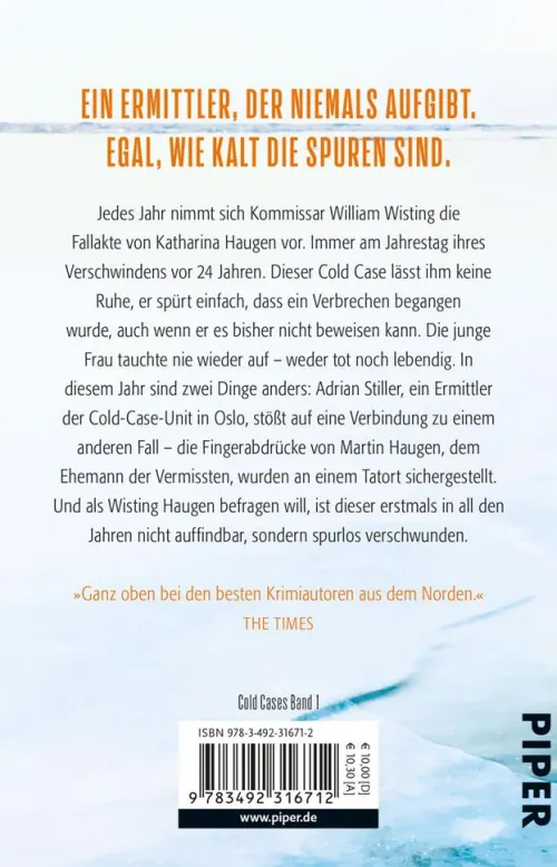 Piper Verlag GmbH Polizeiarbeit & Forensik-Wisting und der Tag der Vermissten